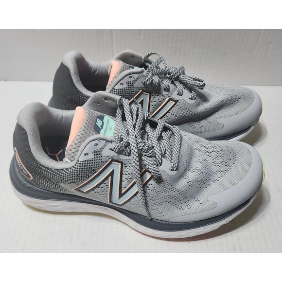 New Balance W680LG7 Women Running Shoes Gray Size 8 - Picture 7 of 14